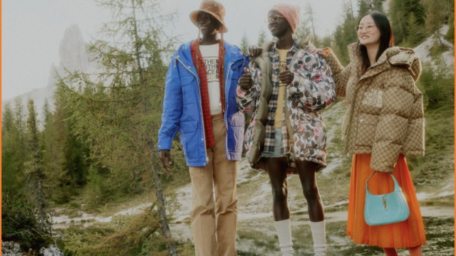 Gucci與TNF“北面”聯名系列搶先看,羽絨服、背包、登山靴都想要