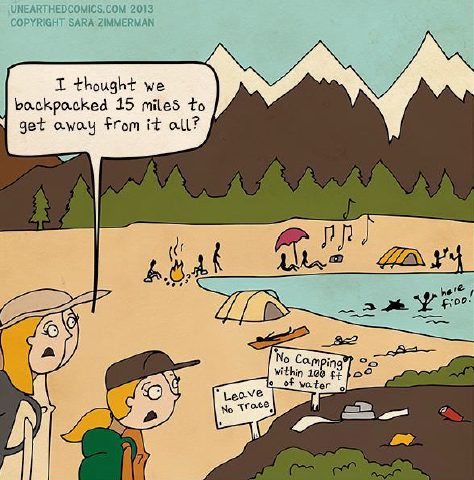 愛護(hù)山林你可以這樣做，LNT無痕山林七大原則