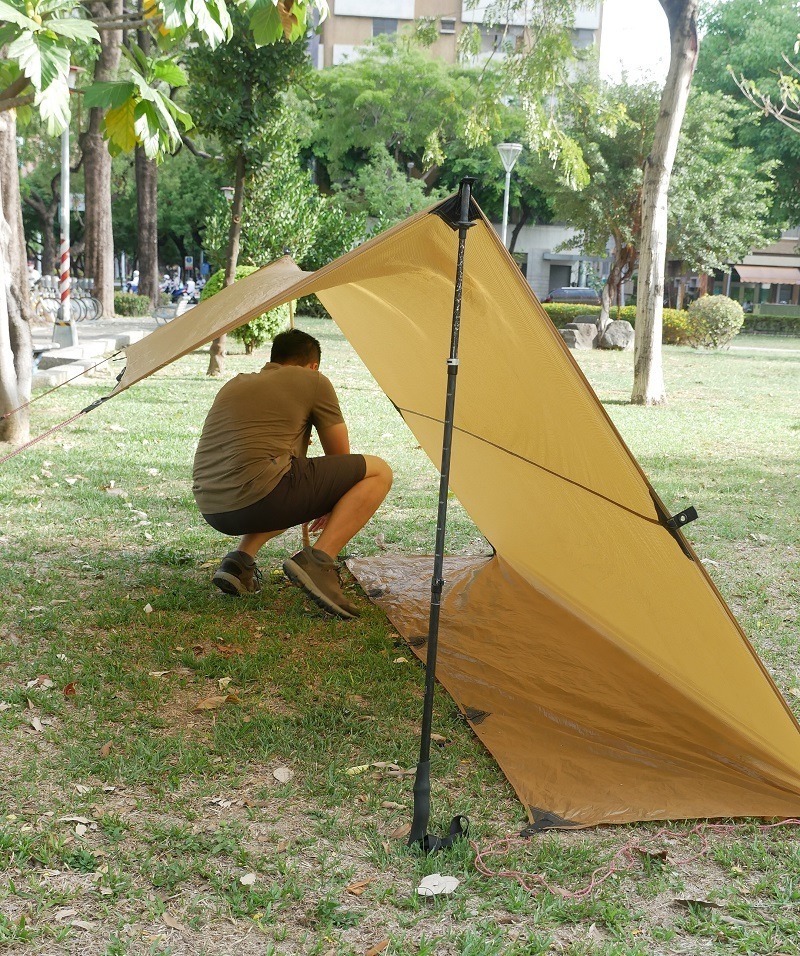一學就會,野營用的超輕天幕搭建指南