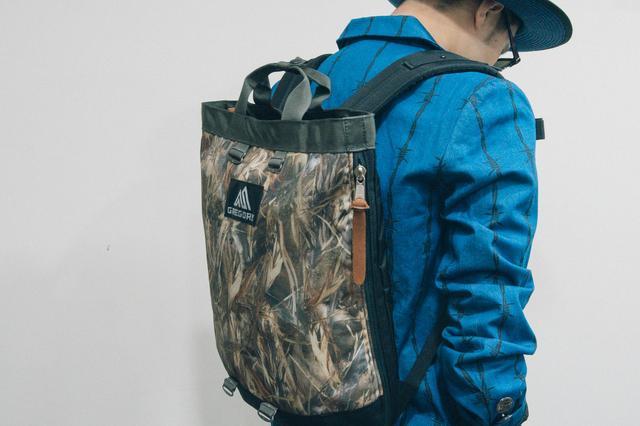 GREGORY格里高利休閑雙肩背包,潮流達人搭配出的迷彩游戲